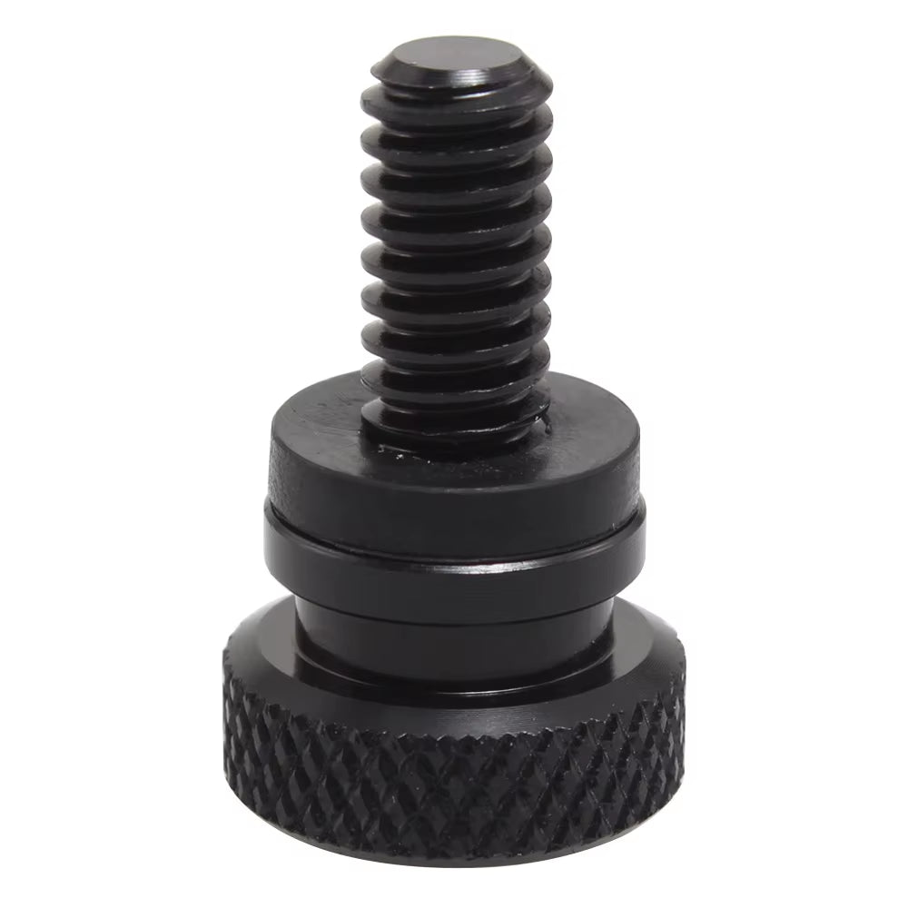 Motorcycle Seat Mount Bolt Screw 1/4" 20 Thread Seat Bolt Saddle Screw Nut Mount Knob Cover Kit for Harley Sportster Touring