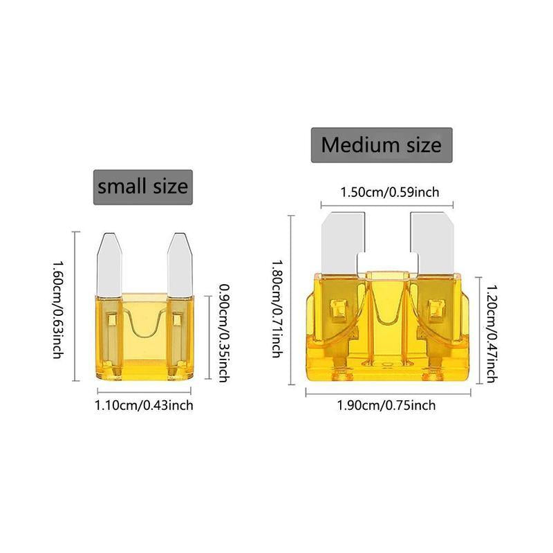 300Pcs Car Fuse Assortment Kit, 150 Mini Blade Fuses Automotive + 150 Standard Auto Fuses + Puller – Replacement for RV Camper Boat Truck (2Amp 3A 5A 7.5A 10A 15A 20A 25A 30A 35A 40A)