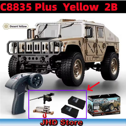 for JJRC C8835 RC Car Simulation 4X4 All-Terrain 2.4G Off-Road Climbing Electric Truck with LED Light with Spare Battery