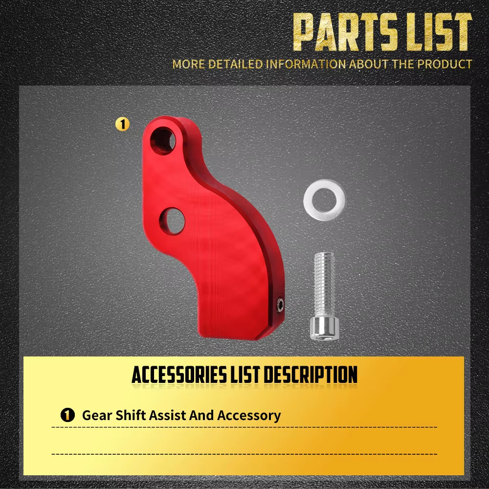 Motorcycle Gear Shift Assist Transmission Booster Aluminium for Harley Softail 18-UP Breakout Touring 2017-UP Street Road Glide