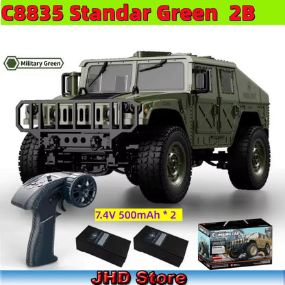 for JJRC C8835 RC Car Simulation 4X4 All-Terrain 2.4G Off-Road Climbing Electric Truck with LED Light with Spare Battery