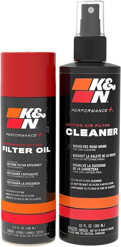K&N Filter Reinigungskit I Öl & Reiniger I Für Optimale Reinigung Aller Luftfilter, 99-5003 EU, Schwarz