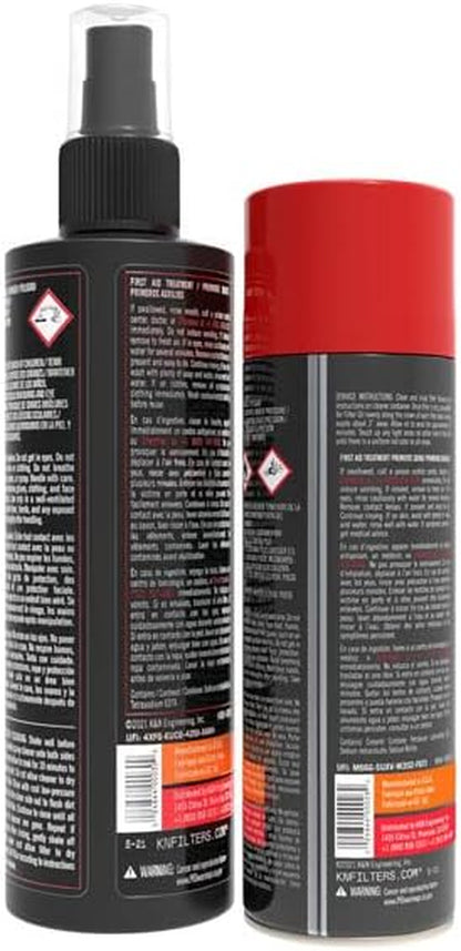 K&N Filter Reinigungskit I Öl & Reiniger I Für Optimale Reinigung Aller Luftfilter, 99-5003 EU, Schwarz