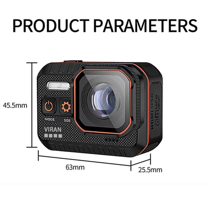 Action Camera 4K60FPS with Remote Control Screen Waterproof Sport Camera Drive Recorder Sports Camera Helmet Action Cam