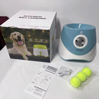 Original Factory Wholesale Ball Thrower for Dog Automatic Dog Ball Launcher with 3/6/9/12 Tennis Balls Indoor and Outdoor