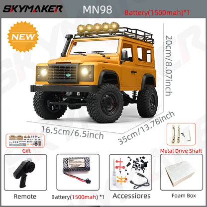 Landy DEfender RC MN98 1:12 2.4G 4WD Rock Crawler 