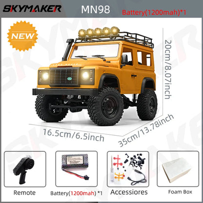 Landy DEfender RC MN98 1:12 2.4G 4WD Rock Crawler 