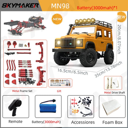 Landy DEfender RC MN98 1:12 2.4G 4WD Rock Crawler 