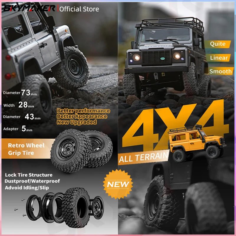Landy DEfender RC MN98 1:12 2.4G 4WD Rock Crawler 