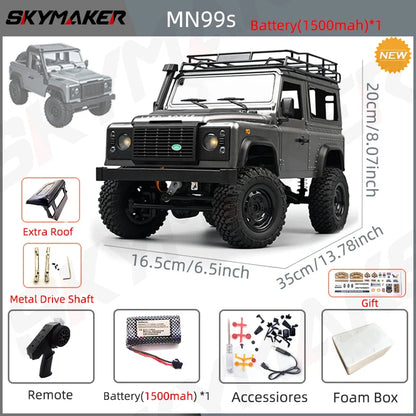 Landy DEfender RC MN98 1:12 2.4G 4WD Rock Crawler 