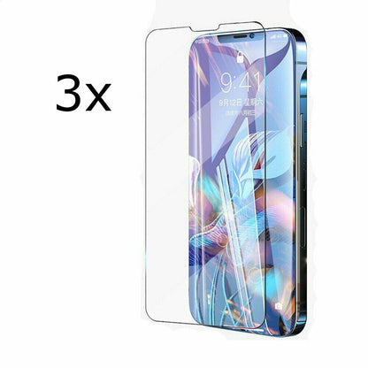 3X Schutzglas Für Iphone 17 16E 16 15 14 13 12 11 XS Pro Max 8 plus SE Glasfolie
