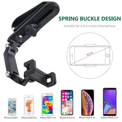 1080° Multi-Function Car Sun Visor Phone Holder | 360° Rotatable Retractable | Universal Fit for All Scenes