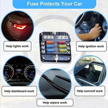 300Pcs Car Fuse Assortment Kit, 150 Mini Blade Fuses Automotive + 150 Standard Auto Fuses + Puller – Replacement for RV Camper Boat Truck (2Amp 3A 5A 7.5A 10A 15A 20A 25A 30A 35A 40A)