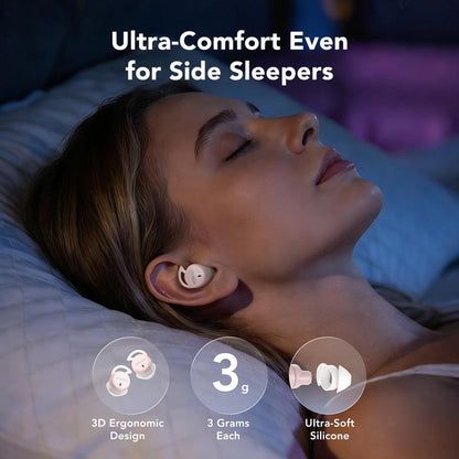 MINISO MS217 Wireless Earbuds Bluetooth 6.0 Headphones, Sleep Earbuds, Waterproof Wireless Earphones, Mini Invisible in Ear Earbuds, Suitable for Office, Sports, Sleeping, Study and Audio Calls, Built in Microphone, Gaming Bluetooth Headphones